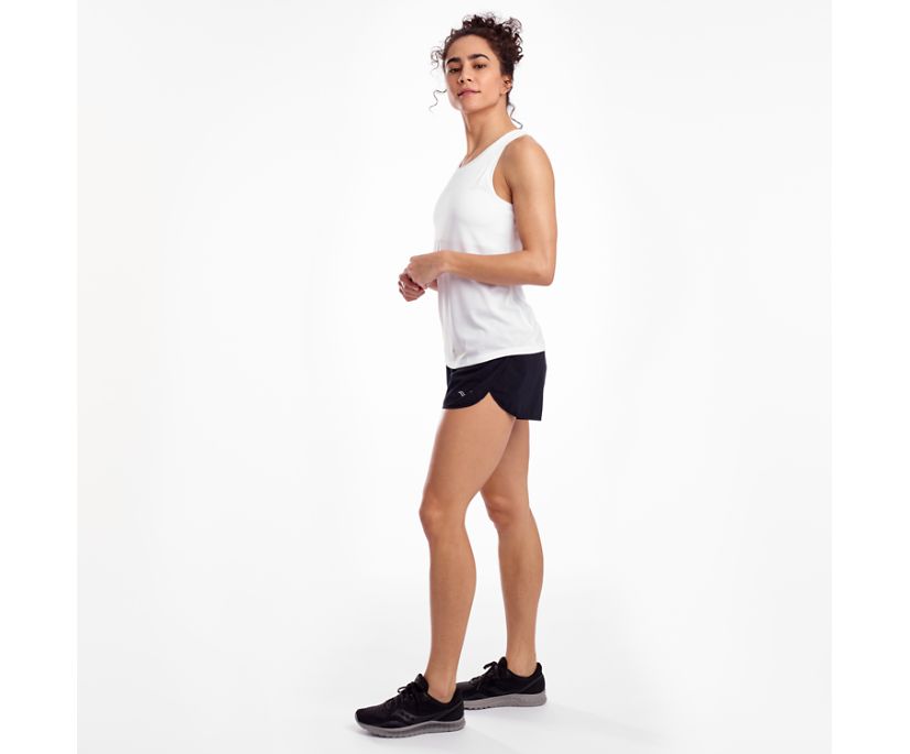 Women's Saucony Stopwatch Singlet Tanks White | Singapore 326FDNM